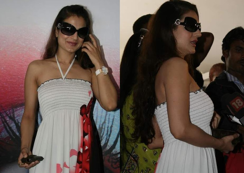 Ameesha Amisha Patel Bharat Dorris makeup week Dolce Gabbana sunglasses