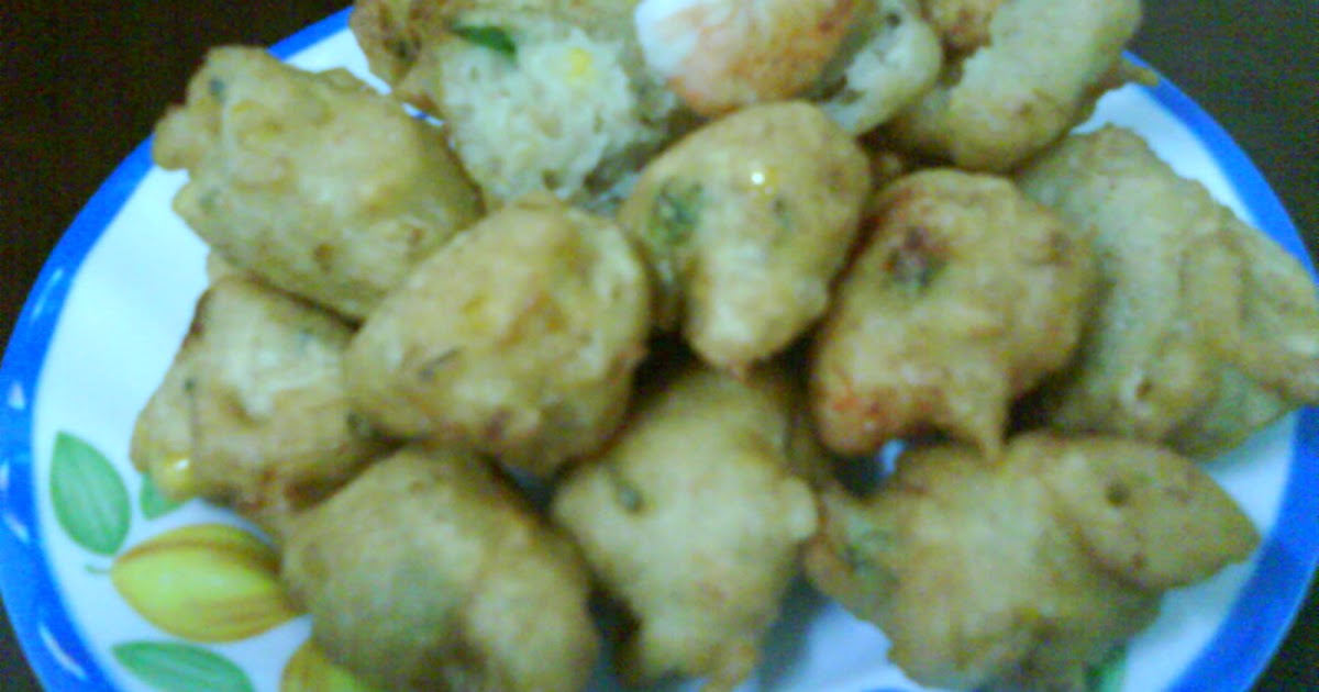 Resepi Kehidupanku: Cucur Oat Bersama Udang dan Sayuran