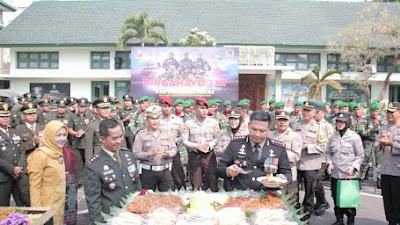 Pupuk Sinergitas, Polresta Malang Kota Datangi Delapan Kesatuan TNI di Kota Malang Secara Serentak