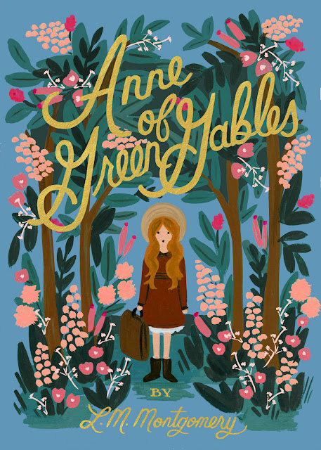 Puffin in Bloom edition of Anne of Green Gables by L.M. Montgomery  with artwork by Anna Bond