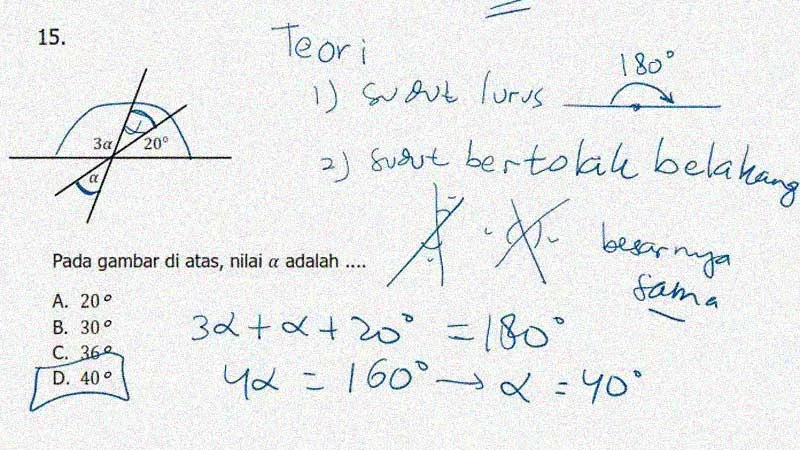 Soal KSN Matematika SD Pilihan Ganda dan Pembahasannya