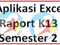 Aplikasi Cetak Raport K13 SD/MI Kelas 1 - 6 Semester 2