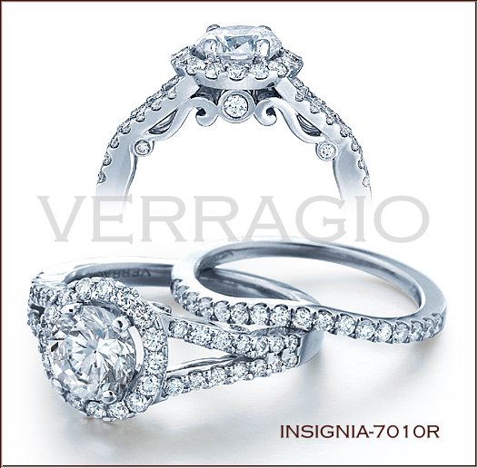 Verragio split shank engagement ring