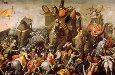 Perang Punisia Kedua, Saat Italia Diserbu Pasukan Gajah