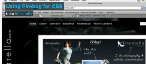 How to use Firebug for CSS