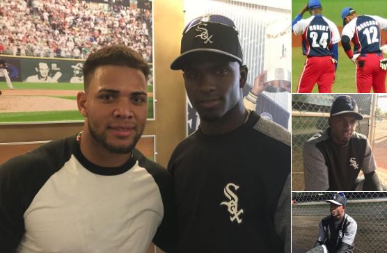 Robert y Moncada, que ahora están con los Medias Blancas de Chicago, fueron compañeros en la selección Sub-18 de Cuba en el 2013.