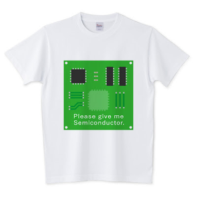 時事,Tシャツ,半導体不足,IC,半導体,基板,shchews,