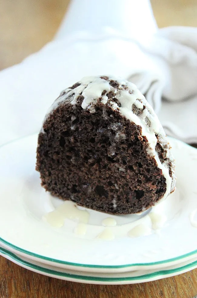 Double Chocolate Sour Cream Bundt Cake- Recipes My Mom Gave Me