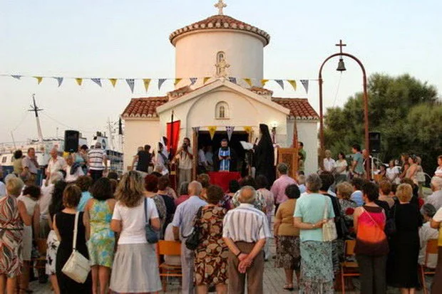 Εορτασμός του Αγίου Εύπλου στο λιμάνι της Αλεξανδρούπολης