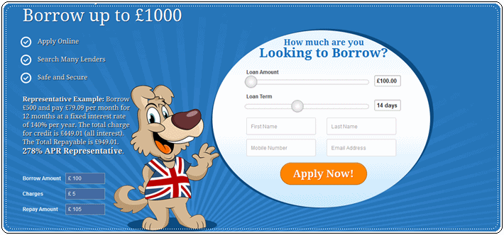 Borrow money no credit check in UK