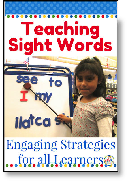 Teaching Sight Words: Do you need strategies for teaching sight words, high frequency words, Dolch or Fry words to kindergarten and first grade students?  I have put together a weeks worth of creative ideas that will help get your students on the right track to learning their sight words in no time at all.