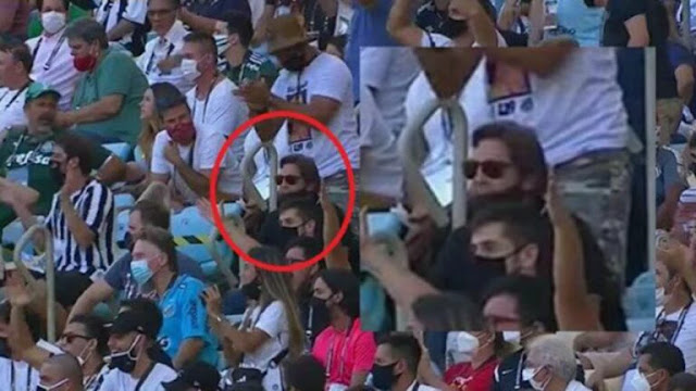 Faustão é flagrado na arquibancada do Maracanã, e o Lockdown?