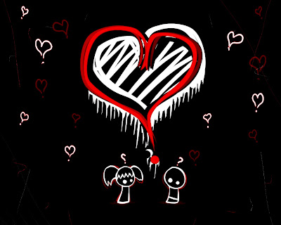 wallpaper heart emo. wallpaper heart emo.