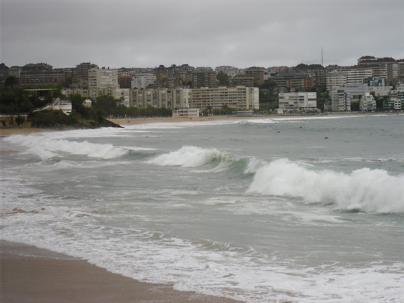 Olas en El Sardinero