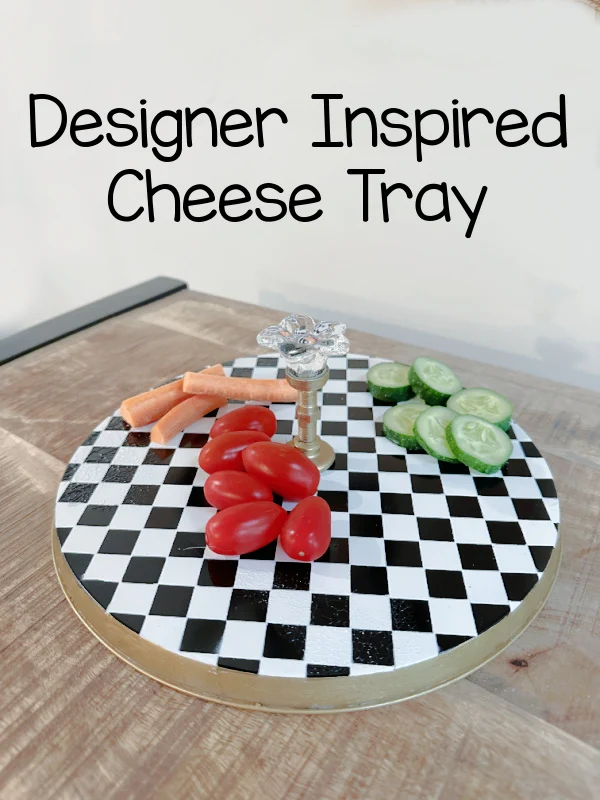 designer inspired cheese tray pin