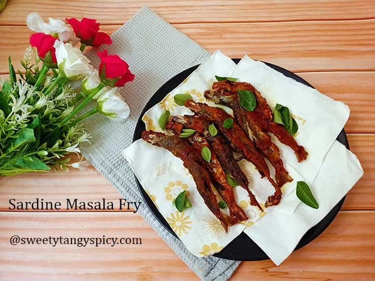 "Sardine Masala Fry - Crispy and Flavorful Coastal Delight"