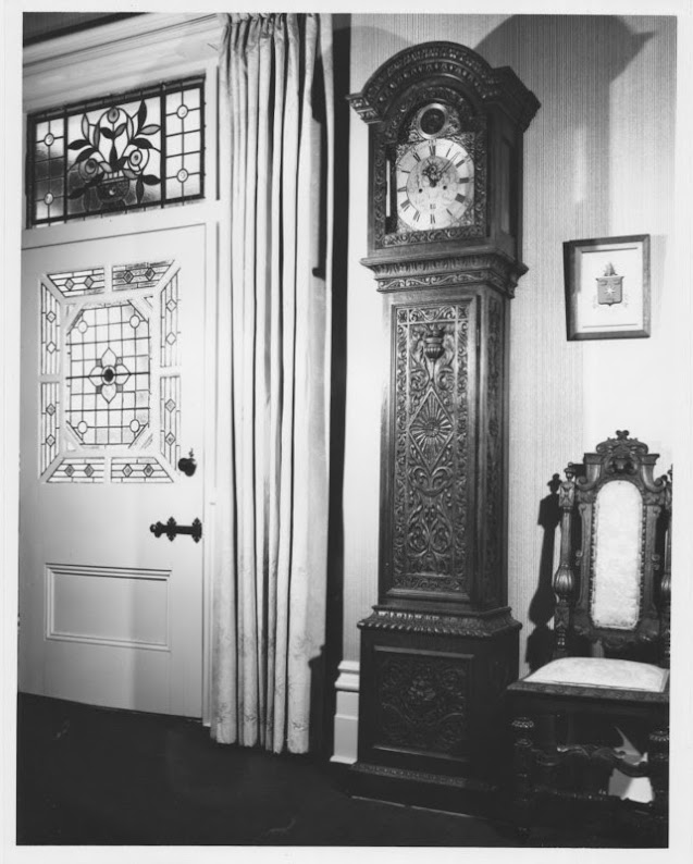 Grandfather clock in 'High Peak', Neika, Tasmania