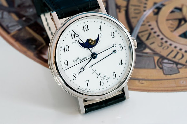 Replica Breguet Classique White Gold Grand Feu Enamel 7787 Watch