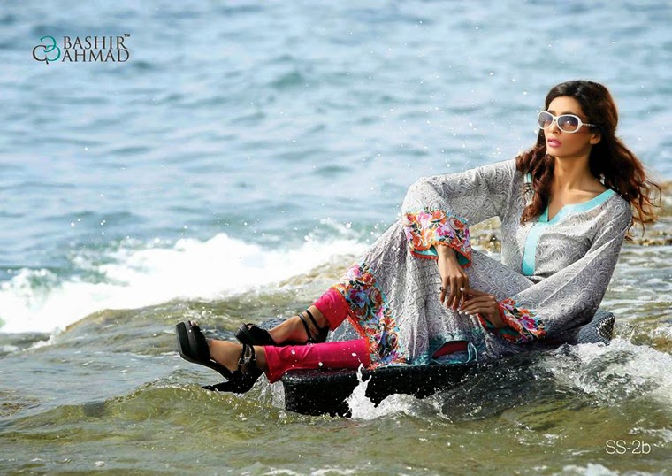 Bashir Ahmed Premium Lawn 2014 Spring-Summer Collection-01