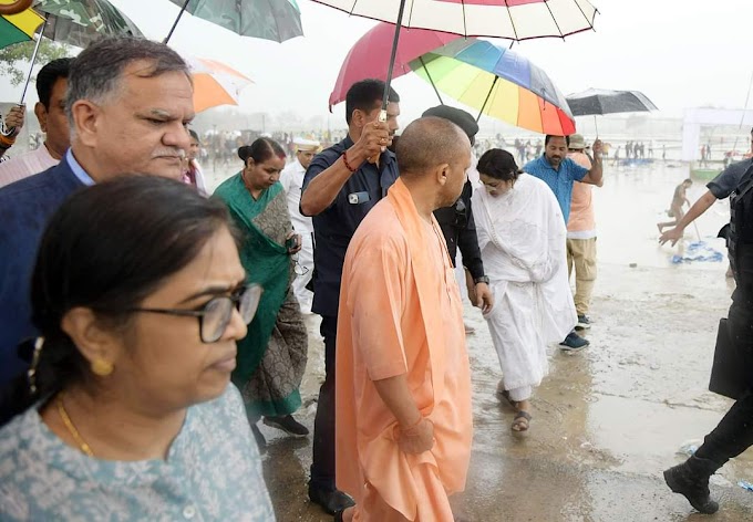 जनपद हाथरस में हुई दु:खद दुर्घटना के संबंध में आज घटनास्थल का मुख्य मंत्री योगी आदित्यनाथ जी ने निरीक्षण किया।