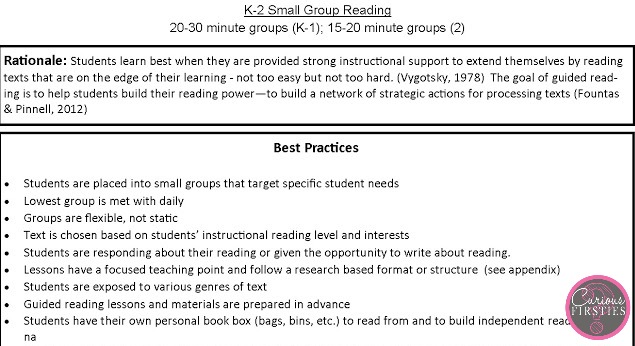 building a literacy framework