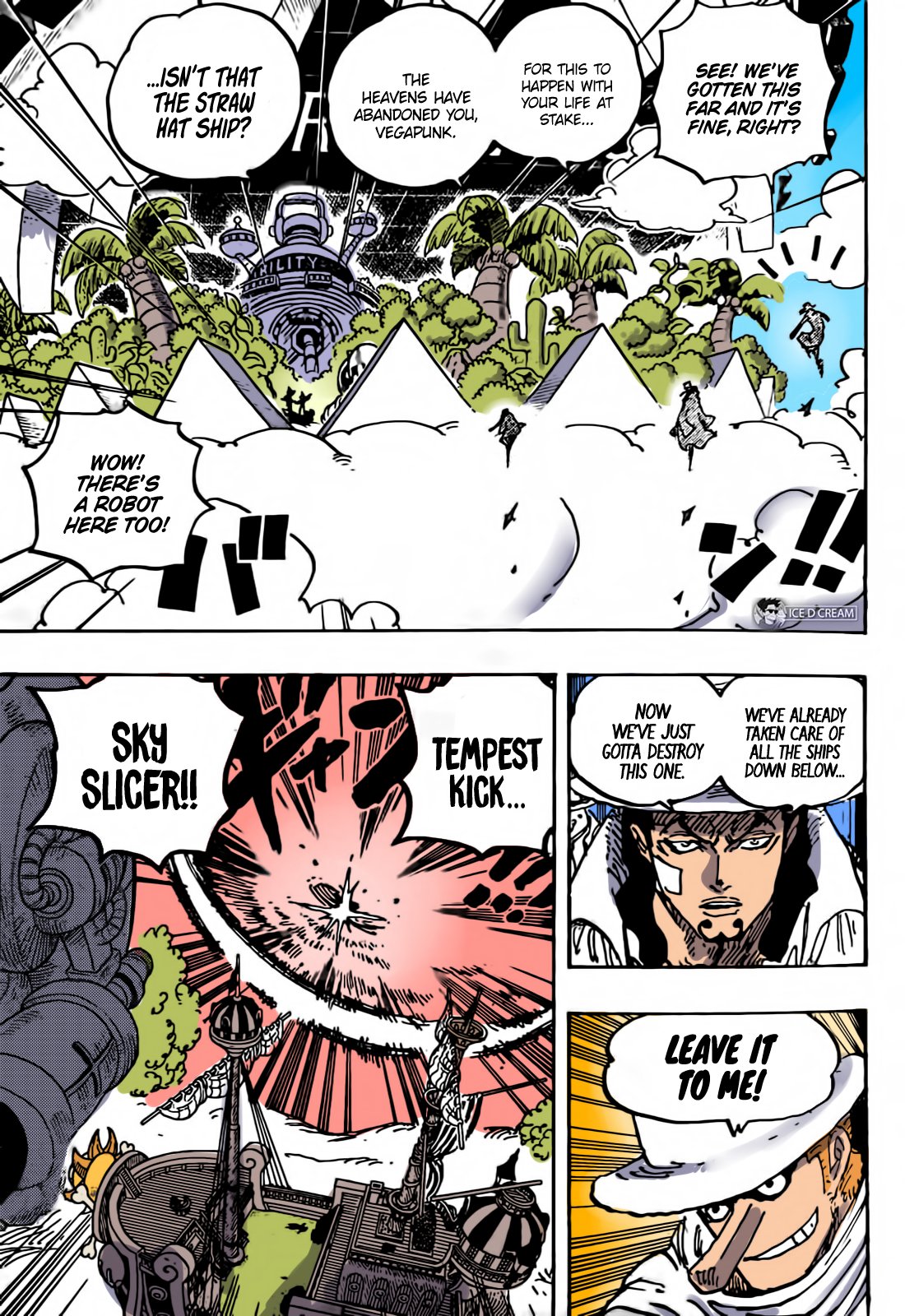 One Piece Chapter 1071 A Hero's Offensive Colored Full