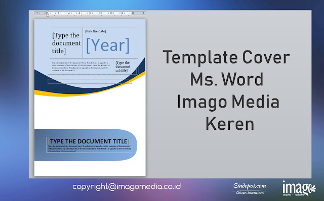 Template Cover Ms. Word Imago Media Keren