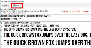 Cara Menambah Font di Photoshop