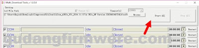 Cara Flash file firmware Evercoss A33C Via RDA Tool
