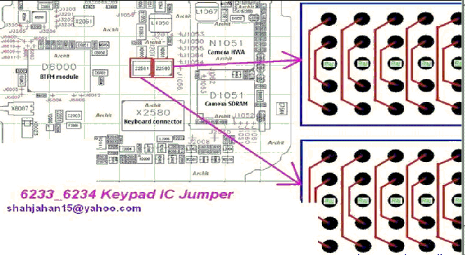 5030 keypad ic. Nokia 6233,6234 Keypad Ways