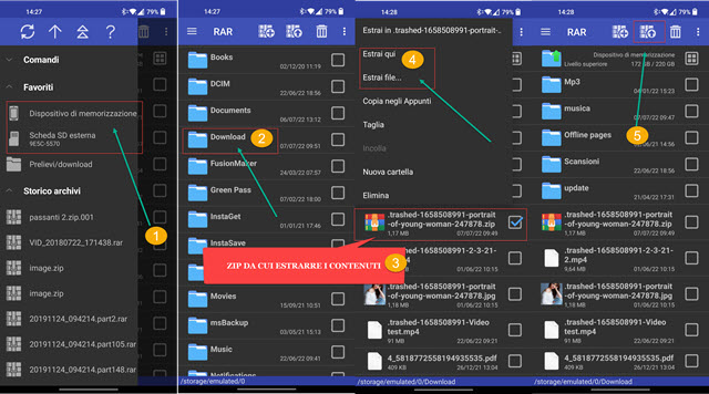 Приложения открывающие rar