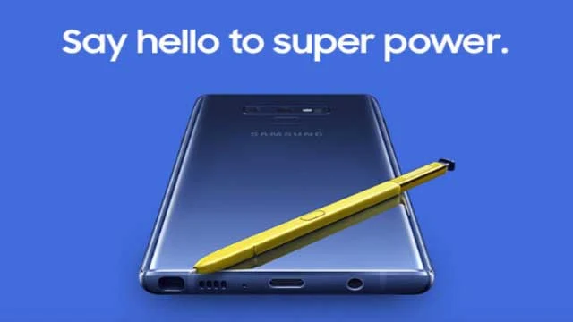 تسريب معلومات عن طريق الخطأ تكشف مميزات Samsung Galaxy Note 9