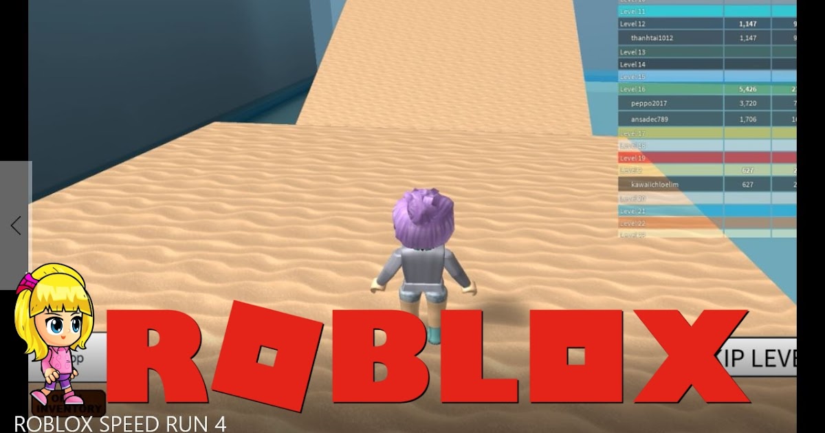 Chloe Tuber Roblox Speed Run 4 Gameplay - speed runroblox