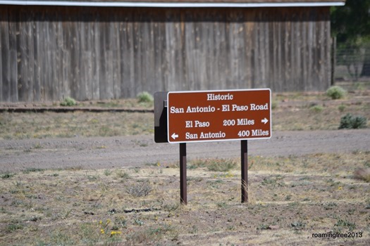 Soldiers protected travellers on the San Antonio - El Paso Rd.