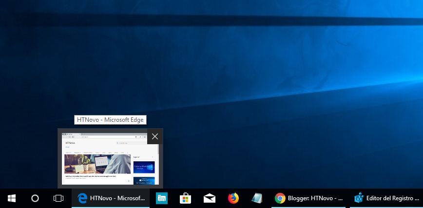 Dimensione -standard-miniature-taskbar-Windows-10