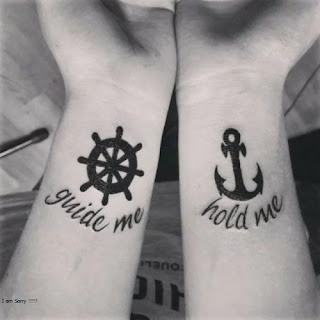 couple tattoo designs on wrist