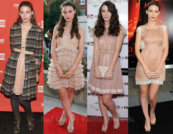  Rooney Mara's first red carpet appearance was in the 2009 Sundance Film 