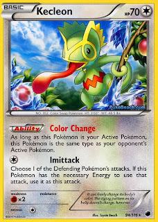 Kecleon Plasma Freeze Pokemon Card