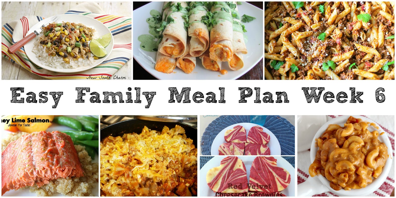 Cooking With Carlee: Easy Family Meal Plan Week 6