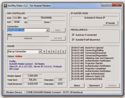 q Dialer ialah sebuah Tool yang sanggup menggantikan software bawaan modem dan sangat bergu Download bo3l4q Dialer v.1.2