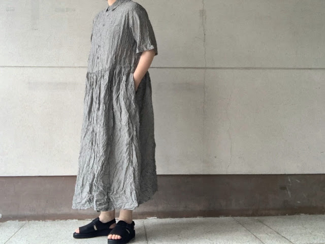 pas de calais【パドカレ】綿麻ストライプ ワンピース◆八十八/丸亀・エイティエイト/新居浜
