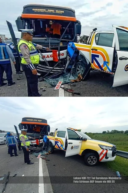 bus bagong kecelakaan