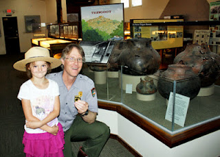 Ranger Michael was an especially friendly Park Ranger who we met at Tuzigoot National Monument. Tessa got a kick out of getting to wear his hat.