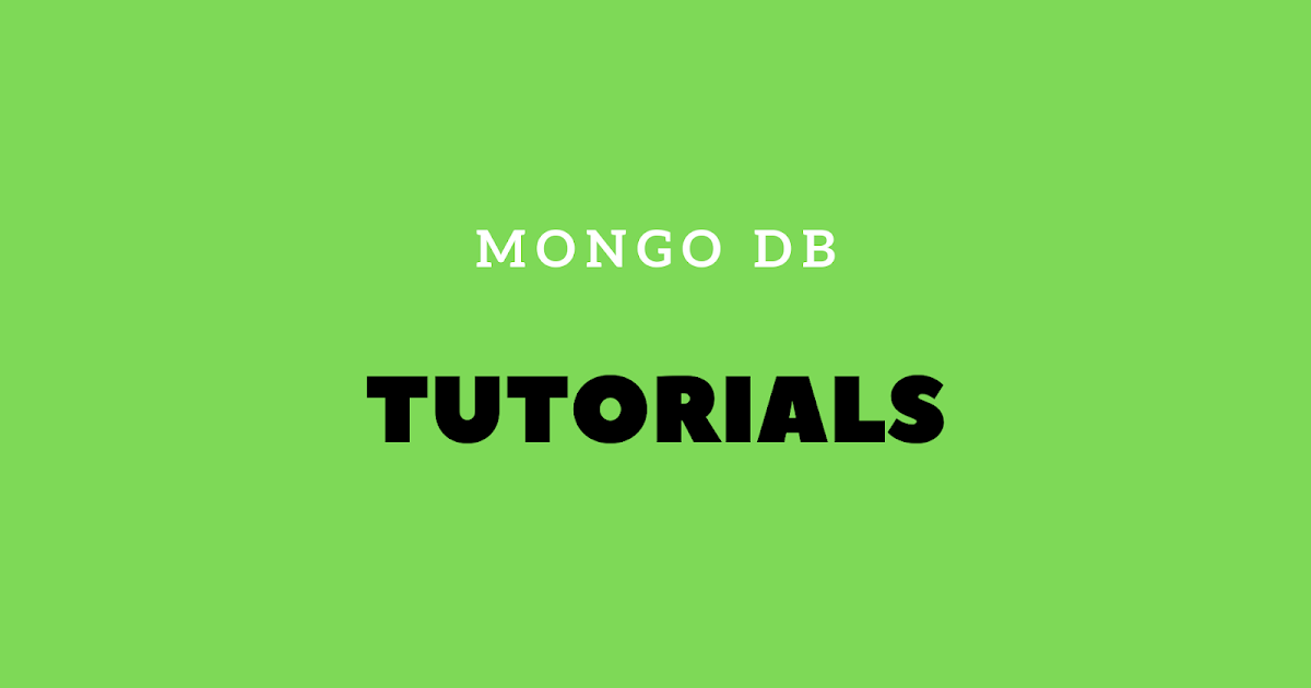 65+ Best Free MongoDB Tutorials PDF & eBooks To Learn | FromDev