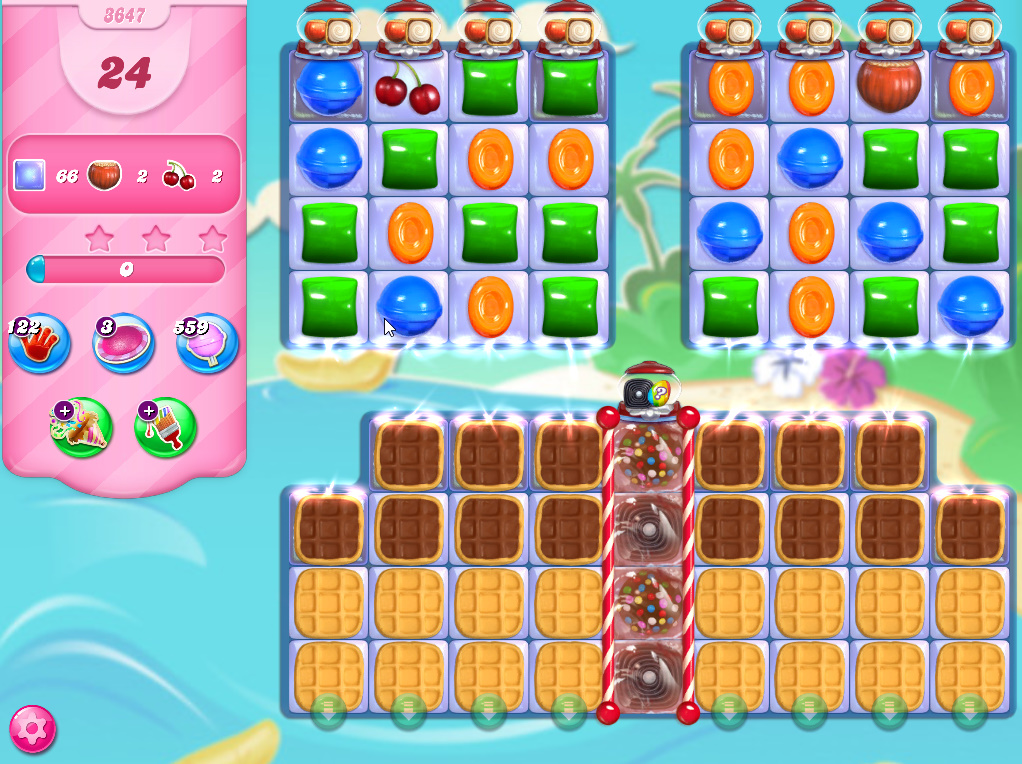 Candy Crush Saga level 3647