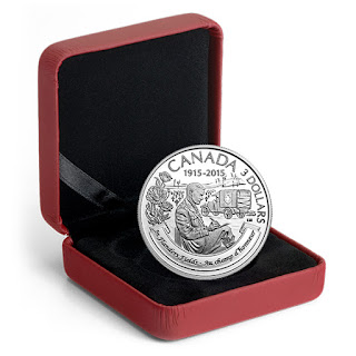Canada Silver Coins 3 Dollars 2015 100th Anniversary of In Flanders Fields