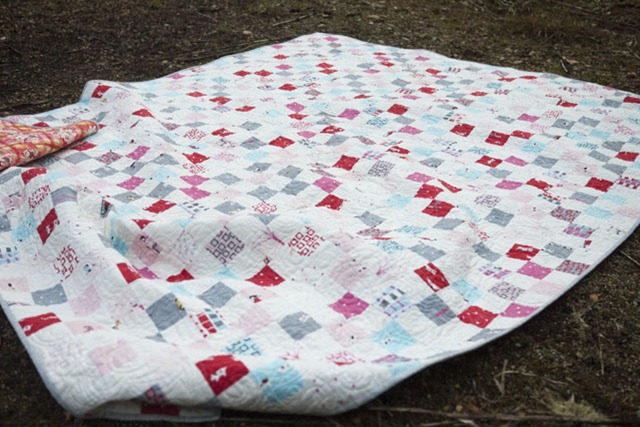 postage stamp quilt