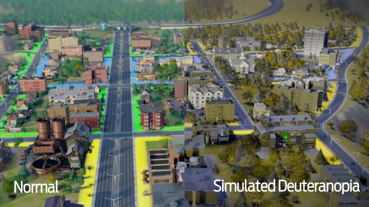 Играть в SimCity смогут даже дальтоники