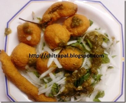Chitra Pal Mung Daal Pakoras Green Gram Fritters