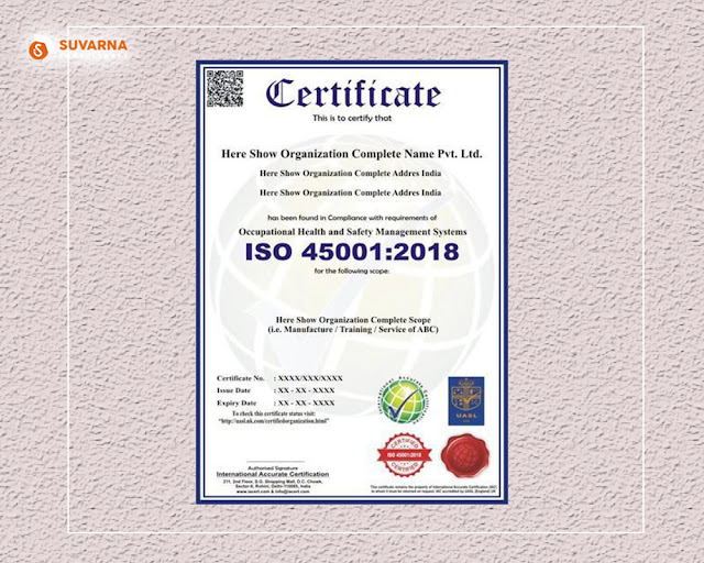 ISO 45001 certification